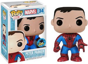 Spider-Man Peter Parker Pop vinyl #34 Figurine