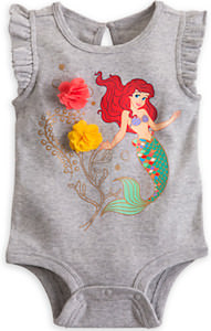 Ariel The Little Mermaid Baby Bodysuit