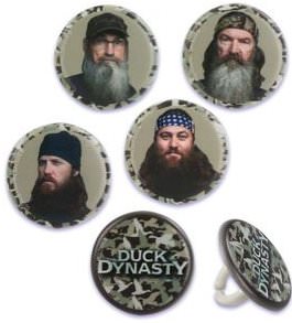 Duck Dynasty Cupcake Rings