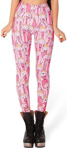 Adventure Time leggings from princess bubblegum