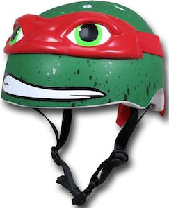 TMNT bicycle helmet that looks like raphael