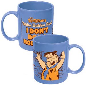 Fred Flintstones I Don’t Do Morning Mug