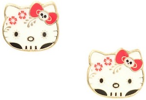 Hello Kitty Day Of The Death Stud Earrings