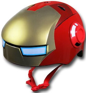 Iron Man kids bike helmet