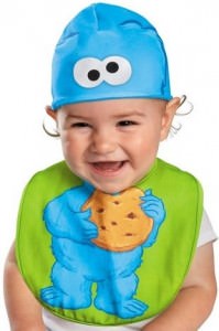 Sesame Street Cookie Monster Bib and Hat