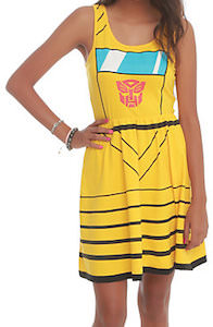 Transformers Bumblebee Costume Dress