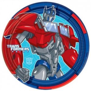 Transformers Party Paper Plates