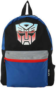 Autobot VS Decepticon backpack from the Transformers