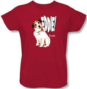 Frasier t-shirt of Eddie the dog