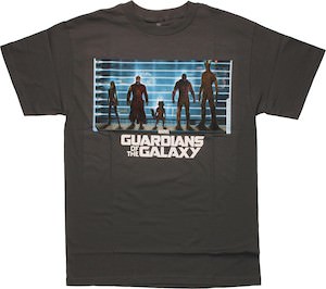 Guardians of the Galaxy Line Up T-Shirt