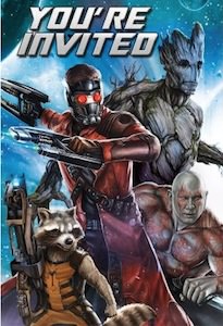 Guardians of the Galaxy Party Invitations