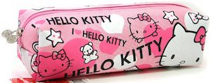 Hello Kitty Canvas Pencil Case