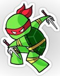 Teenage Mutant Ninja Turtles Raphael Sticker