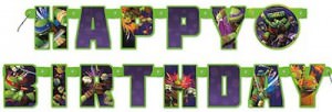 Teenage Mutant Ninja Turtles Happy Birthday Banner