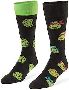 2 Pair Of Teenage Mutant Ninja Turtles Socks