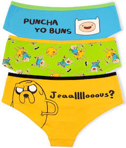 Adventure Time Women's Panties 3 Pack