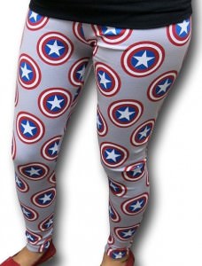 Captain America Shield Yoga Pants