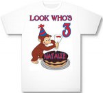 Curious George Personalized Birthday T-Shirt
