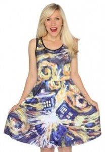 Doctor Who Van Gogh Exploding Tardis Dress