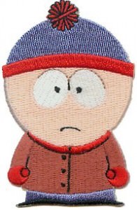 South Park Stan Iron On Patch