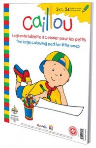 Caillou Large Coloring Pad