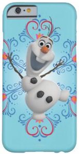 Frozen iPhone 6 case with Olaf the snowman on it