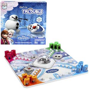 trouble game frozen olaf