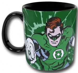 Green Lantern Mug with Image and Symbol
