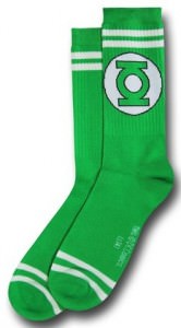 Green Lantern Symbol Green Socks