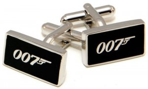 James Bond 007 Rectangle Cufflinks