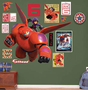 Big Hero 6 Baymax And Hiro Wall Decal Set