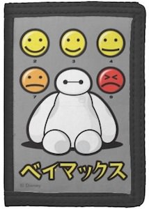 Big Hero 6 Baymax trifold Wallet