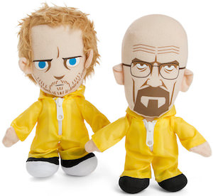 Breaking Bad plush dolls of Walter White and Jesse Pinkman