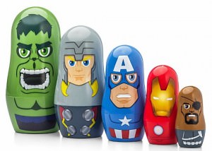 Marvel Comics Avenger Nesting Dolls