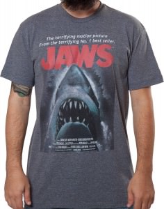 Spielberg Jaws Movie Poster T-Shirt