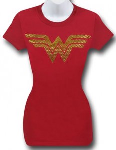 Wonder Woman Gold Bling T-Shirt