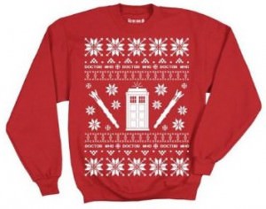 Doctor Who Tardis Ugly Christmas Sweater