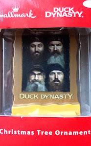 Hallmark Duck Dynasty Bearded Men Christmas Tree Ornament