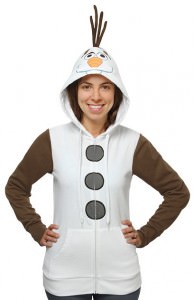 Frozen Olaf Ladies Hoodie