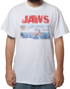Jaws Amity Island Billboard T-Shirt