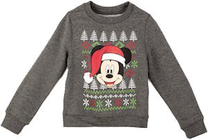 Disney Mickey Mouse Kids Christmas Sweater