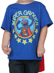Sesame Street Super Grover Cape T-Shirt