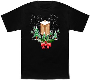 Dr. Who Gingerbread Tardis T-Shirt