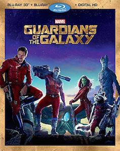 Guardians of the Galaxy Movie blu ray and dvd