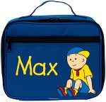Caillou Blue Lunch Bag With Kids Name On It