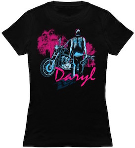 The Walking Dead Daryl And His Bike Women's T-Shirt