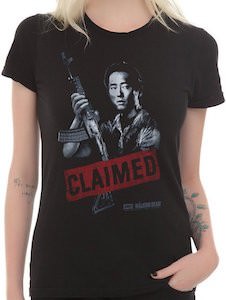 Walking Dead Glenn Claimed girls T-Shirt