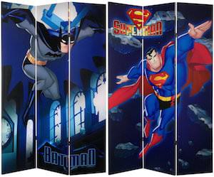 Batman VS Superman Room Divider