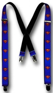 Superman Logo Suspenders