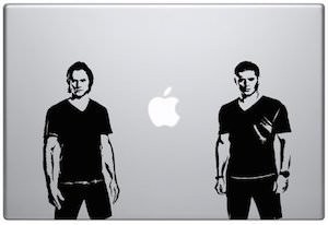 Supernatural Winchester Brothers Laptop Decal